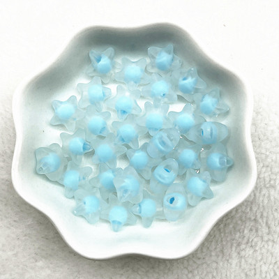 30-120 tk 12mm matt akrüül Viieharuline täht lahtised vahehelmed ehete valmistamiseks isevalmistatud aksessuaaride jaoks