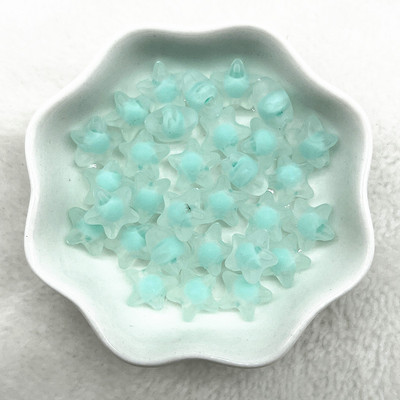 30-120 tk 12mm matt akrüül Viieharuline täht lahtised vahehelmed ehete valmistamiseks isevalmistatud aksessuaaride jaoks