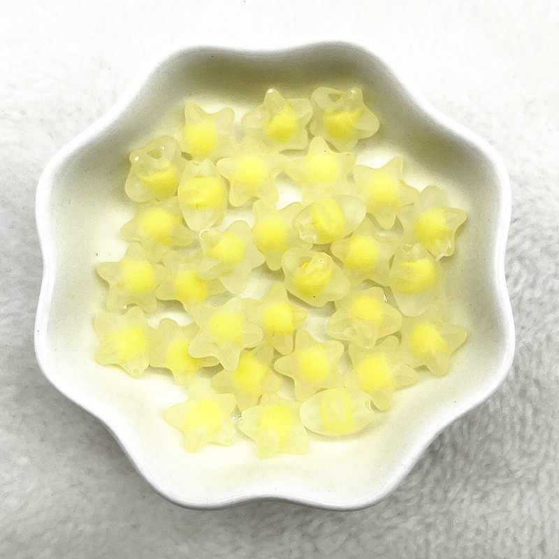 30-120 tk 12mm matt akrüül Viieharuline täht lahtised vahehelmed ehete valmistamiseks isevalmistatud aksessuaaride jaoks