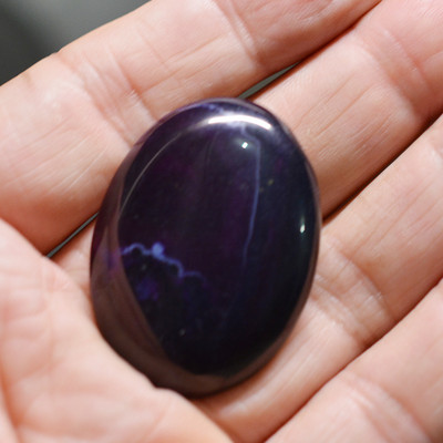 FLTMRH 30mmx40mm Pietra prețioasă naturală Lapis Lazuli Oval Cabochon Cameo Fit Fabricarea de bijuterii DIY