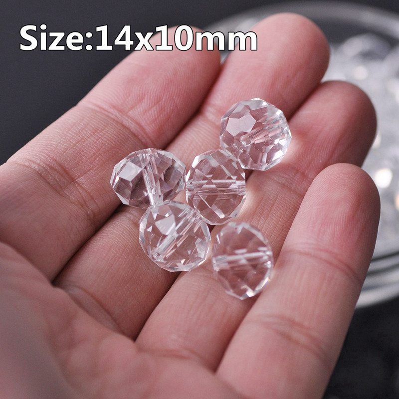 Rondelle lihvitud Tšehhi kristallklaas läbipaistev täisvärv 3 mm 4 mm 6 mm 8/10/12/14/16/18 mm lahtised vahehelmed ehete valmistamiseks isevalmistamiseks