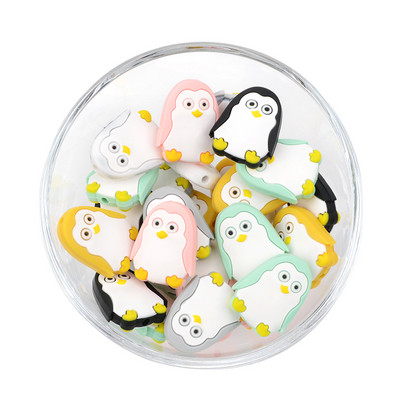 LOFCA 5 kom Suncokret Silikonske perle Crtići sa životinjama Dječje grickalice Igračke Perle za žvakanje Prehrambene kvalitete DIY Cucle Lanci Dodaci