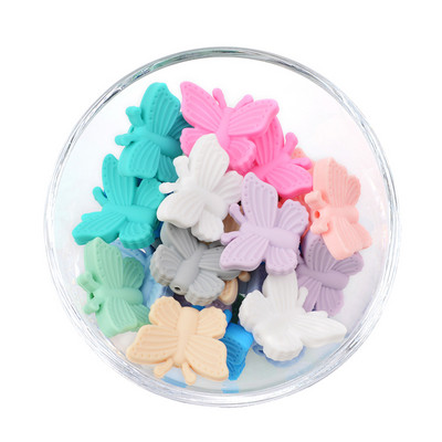 LOFCA 5 kom Suncokret Silikonske perle Crtići sa životinjama Dječje grickalice Igračke Perle za žvakanje Prehrambene kvalitete DIY Cucle Lanci Dodaci