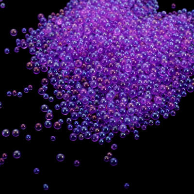 Värvilised segaveega mullihelmed Miniklaasist auguta helmed isetegemiseks ehete valmistamise tarvikud Epoksiidvaigust küünte kunsti käsitöö täitmine