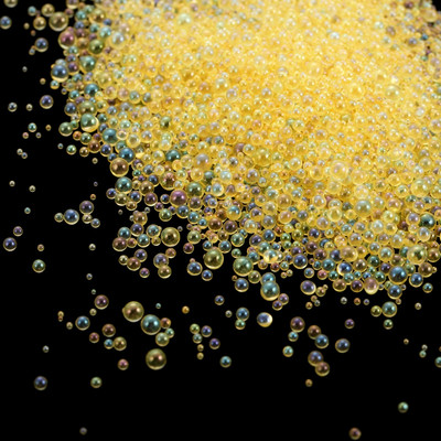 Värvilised segaveega mullihelmed Miniklaasist auguta helmed isetegemiseks ehete valmistamise tarvikud Epoksiidvaigust küünte kunsti käsitöö täitmine