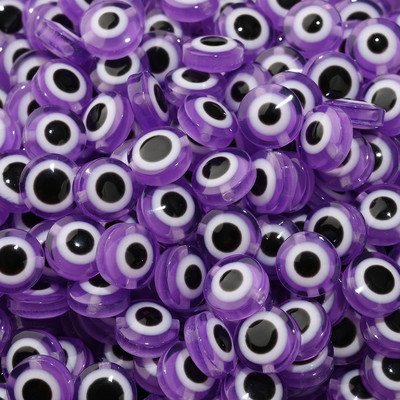 6mm 8mm 10mm Evil Eye ovaalsed helmed AB värvilised silmavahehelmed ehete valmistamiseks DIY käsitsi valmistatud kõrvarõngad käevõru kaelakee tarvikud