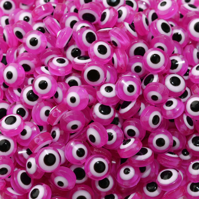 6mm 8mm 10mm Evil Eye ovaalsed helmed AB värvilised silmavahehelmed ehete valmistamiseks DIY käsitsi valmistatud kõrvarõngad käevõru kaelakee tarvikud