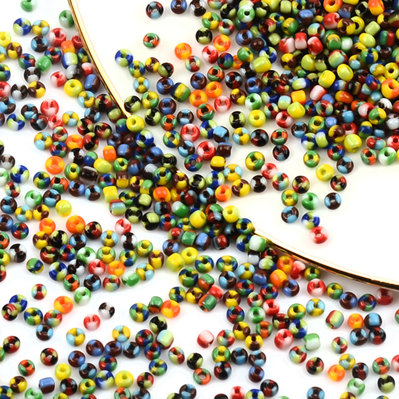 Umbes 1000 tk 2mm arbuusiseemnehelmed Tšehhi klaashelmed DIY kõrvarõngas käevõru kaelakee helmed ehete valmistamise tarvikud