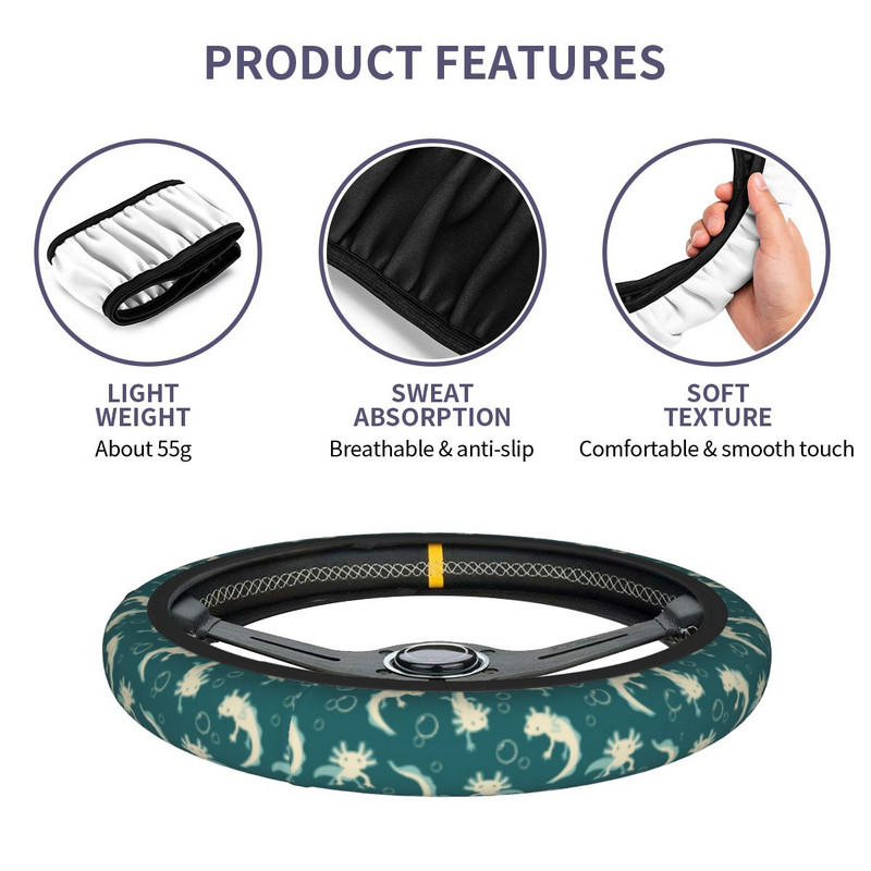 37-38 auto roolikatted Relaxolotl pehmed armsad Axolotli autostiiliga Elastische autotarvikud