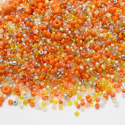 18g 2-4mm värvi segatud seemnehelmed Kristallklaasist lahtised ümmargused vahehelmed Väikesed käsitööesemed näputööks Ehete valmistamine iseõmblemine