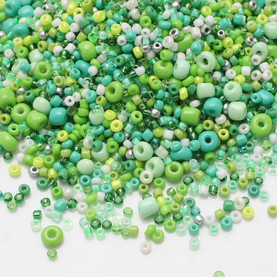 18g 2-4mm värvi segatud seemnehelmed Kristallklaasist lahtised ümmargused vahehelmed Väikesed käsitööesemed näputööks Ehete valmistamine iseõmblemine