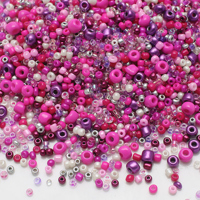 18g 2-4mm värvi segatud seemnehelmed Kristallklaasist lahtised ümmargused vahehelmed Väikesed käsitööesemed näputööks Ehete valmistamine iseõmblemine