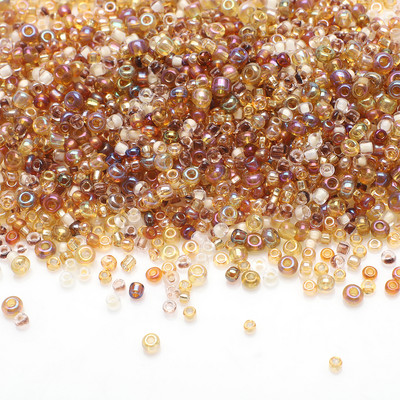 18g 2-4mm värvi segatud seemnehelmed Kristallklaasist lahtised ümmargused vahehelmed Väikesed käsitööesemed näputööks Ehete valmistamine iseõmblemine