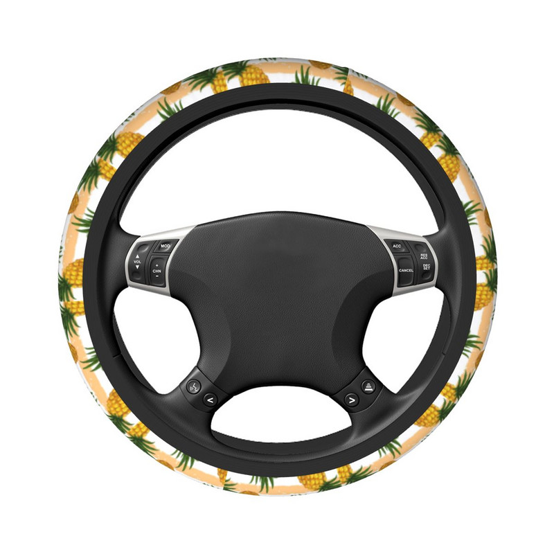 Navlaka za upravljač automobila u obliku ananasa, 38 cm, elastična zaštita za upravljač, prikladni dodaci za upravljač