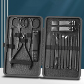 7/10/12/16/18 tk/komplekt roostevabast terasest maniküürikomplekt Professionaalne küünelõikuri komplekt pediküüritööriistadest sissekasvanud varbaküünte trimmer