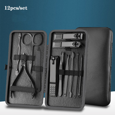 7/10/12/16/18 tk/komplekt roostevabast terasest maniküürikomplekt Professionaalne küünelõikuri komplekt pediküüritööriistadest sissekasvanud varbaküünte trimmer