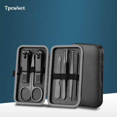 7/10/12/16/18 tk/komplekt roostevabast terasest maniküürikomplekt Professionaalne küünelõikuri komplekt pediküüritööriistadest sissekasvanud varbaküünte trimmer