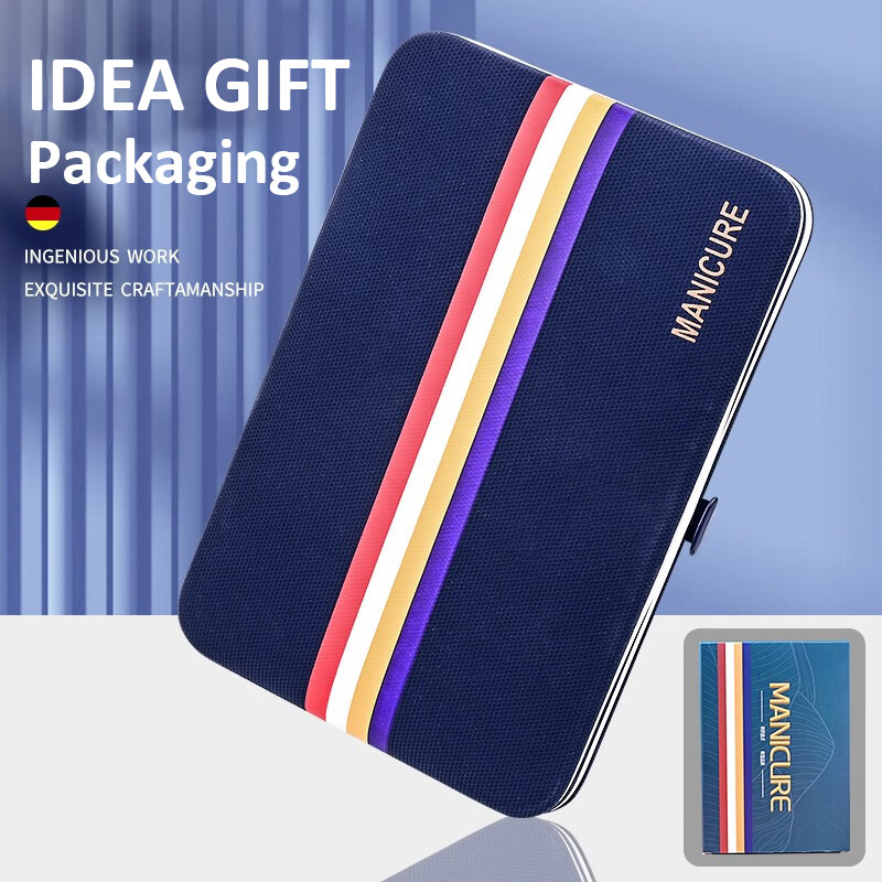 9-19 kom/set Set rezača za nokte Set škarica za nokte od nehrđajućeg čelika Set sa sklopivom torbom Kompleti za manikuru Škare Šminka Alat za uljepšavanje