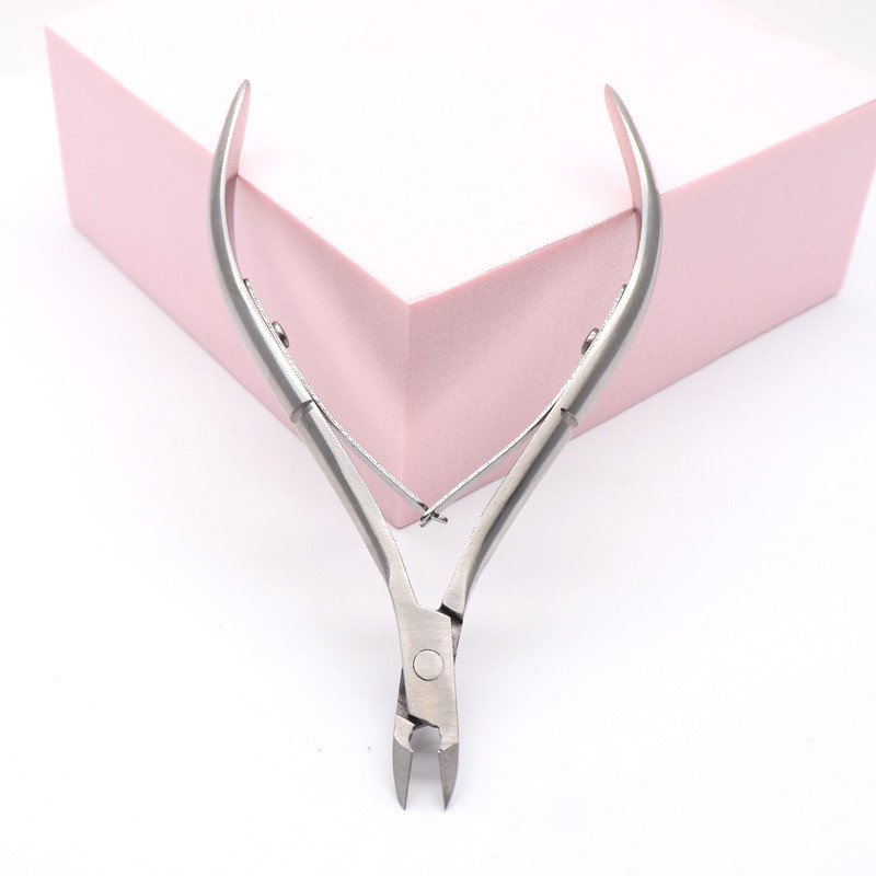 Terasest roostevaba topeltpea küünekunst Dead Skin Pusher küünenaha näpits käärid maniküüri komplekt Rose Gold UV geel Eemalda