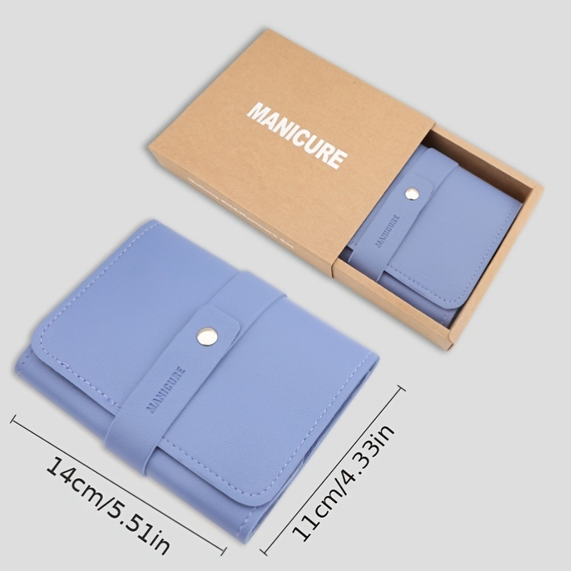 12-16 tk/komplekt Roostevabast terasest küünekääride komplekt koos kokkupandava kotiga maniküürilõikuri komplektid käärid meik ilutööriist