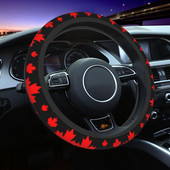 Kanada vahtralehe lipp auto rooliratta kate 38 cm rooliratta kaitsekate Auto stiiliga rooliratta tarvikud