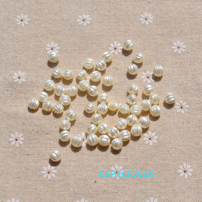 Beeži värvi akrüülõielised lahtised helmed armsad pärlid, väikesed lilled, vahetükk DIY ehete valmistamise osakonnad käevõru punutised tarvikud