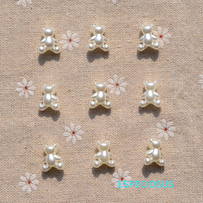 Beeži värvi akrüülõielised lahtised helmed armsad pärlid, väikesed lilled, vahetükk DIY ehete valmistamise osakonnad käevõru punutised tarvikud