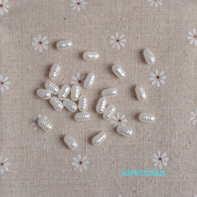 Beeži värvi akrüülõielised lahtised helmed armsad pärlid, väikesed lilled, vahetükk DIY ehete valmistamise osakonnad käevõru punutised tarvikud