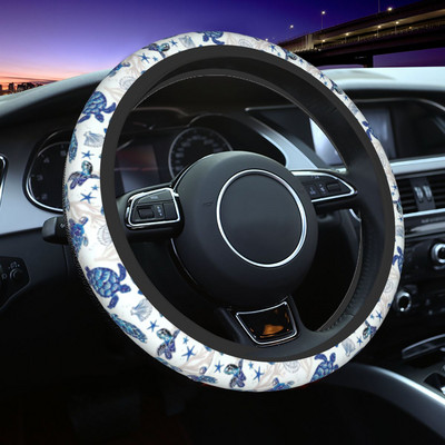 „Ocean Sea“ automobilio vairo dangtelis 37–38 „Minkštas vėžlys“ vairo dangtelis, tinkamas automobilių modeliams