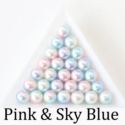 3/4/6/8/10/12mm vikerkaarevärviline ABS-imitatsiooniga pärlipärl ilma auguta lahtised helmed ehete valmistamiseks isetegemise käsitöö väljalõigete albumi kaunistamiseks