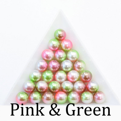 3/4/6/8/10/12mm vikerkaarevärviline ABS-imitatsiooniga pärlipärl ilma auguta lahtised helmed ehete valmistamiseks isetegemise käsitöö väljalõigete albumi kaunistamiseks