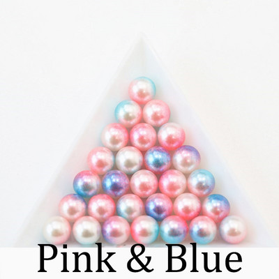 3/4/6/8/10/12mm vikerkaarevärviline ABS-imitatsiooniga pärlipärl ilma auguta lahtised helmed ehete valmistamiseks isetegemise käsitöö väljalõigete albumi kaunistamiseks