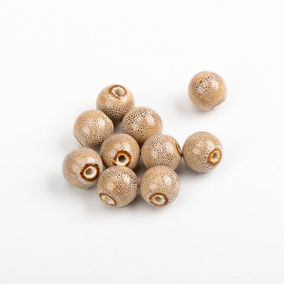 16# 10tk Suured unikaalsed keraamilised, mitte silikoonist portselanist helmed ehete valmistamiseks 16mm #A110A