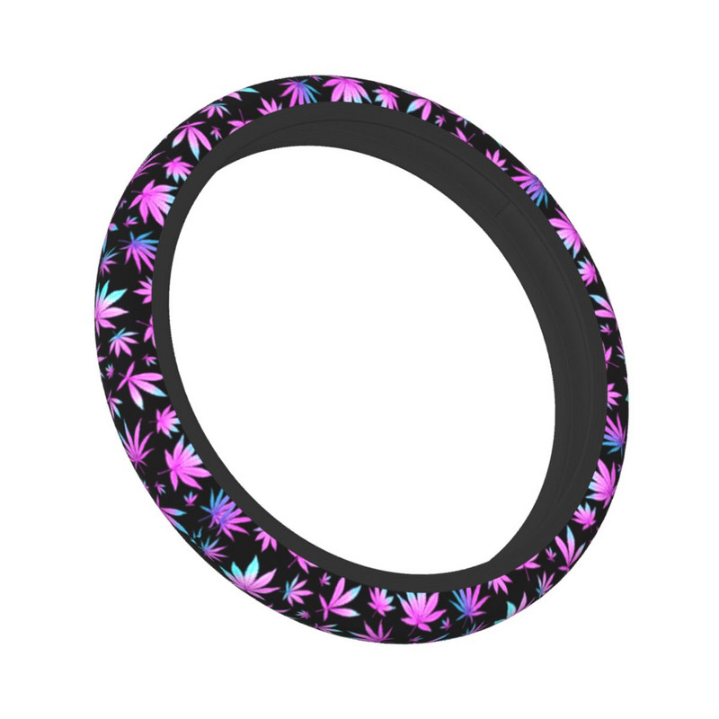 Maple Leaves automobilio vairo dangtis 37-38 neslystantis piktžolės lapas Spalvingi automobilio modelio automobilių priedai