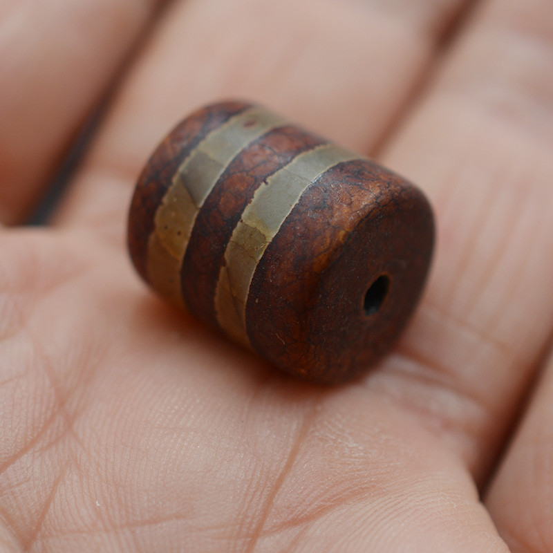 FLTMRH Looduslikud tiibeti helmed Dzi silmad ovaalsed DIY käevõru kaelakee võlusid kivi Vana Tiibeti ovaalne Dzi ag-ates helmed