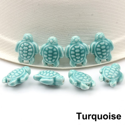 10 kom 15x18 mm perle morske kornjače s ravnim rupama keramičke perle za izradu nakita DIY narukvice pribor za ogrlice