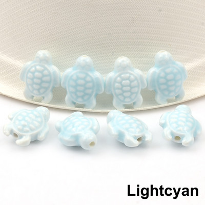 10 kom 15x18 mm perle morske kornjače s ravnim rupama keramičke perle za izradu nakita DIY narukvice pribor za ogrlice