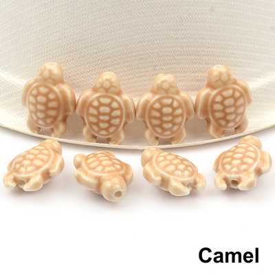 10 kom 15x18 mm perle morske kornjače s ravnim rupama keramičke perle za izradu nakita DIY narukvice pribor za ogrlice