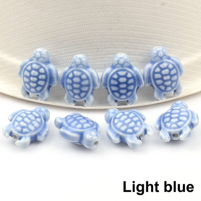 10 kom 15x18 mm perle morske kornjače s ravnim rupama keramičke perle za izradu nakita DIY narukvice pribor za ogrlice