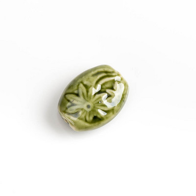 37# Suure lillega beraamilised helmed Portselanist helmes värvi iidsed ehete valmistamise osa kaelakeede jaoks #MY221