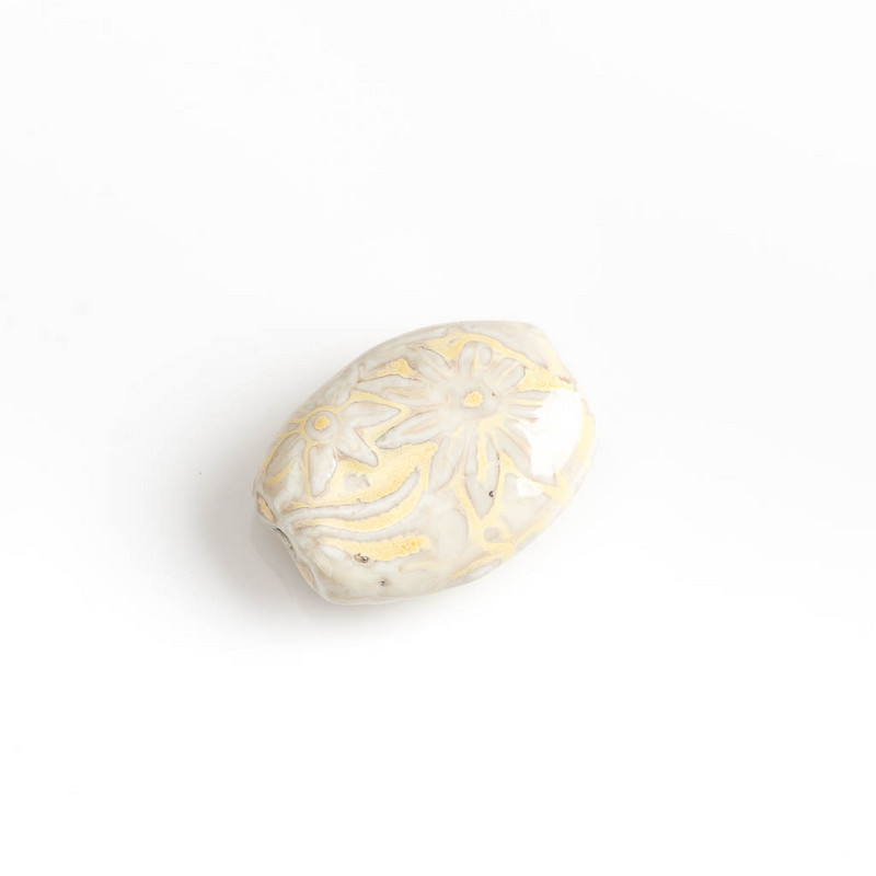 37# Suure lillega beraamilised helmed Portselanist helmes värvi iidsed ehete valmistamise osa kaelakeede jaoks #MY221