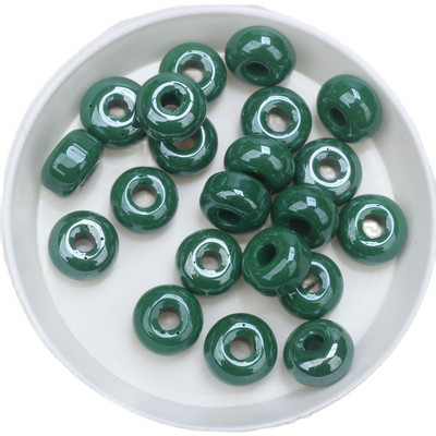 Uus 6*10mm suurus 25tk/partii klaashelmed Abakuse kujuga suur auk 3mm segavärvi lambivärk glasuuritud DIY kaelakee/käevõru ehete tegemine