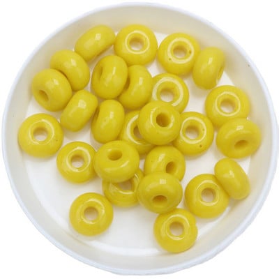 Uus 6*10mm suurus 25tk/partii klaashelmed Abakuse kujuga suur auk 3mm segavärvi lambivärk glasuuritud DIY kaelakee/käevõru ehete tegemine