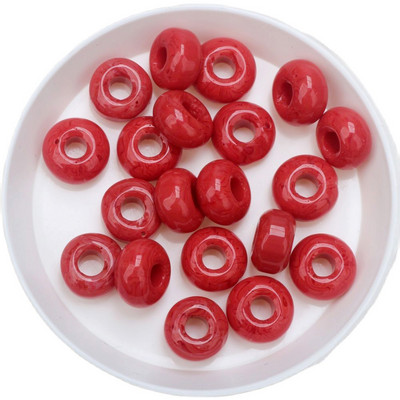 Uus 6*10mm suurus 25tk/partii klaashelmed Abakuse kujuga suur auk 3mm segavärvi lambivärk glasuuritud DIY kaelakee/käevõru ehete tegemine