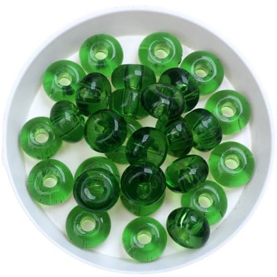 Uus 6*10mm suurus 25tk/partii klaashelmed Abakuse kujuga suur auk 3mm segavärvi lambivärk glasuuritud DIY kaelakee/käevõru ehete tegemine