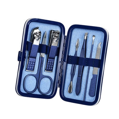 7/10/12/18 ks/sada manikúry, profesionálne klieštiky na nechty na pedikúru, sada nástrojov z nehrdzavejúcej ocele na pedikúru s cestovným puzdrom