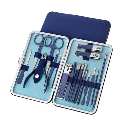 7/10/12/18 ks/sada manikúry, profesionálne klieštiky na nechty na pedikúru, sada nástrojov z nehrdzavejúcej ocele na pedikúru s cestovným puzdrom
