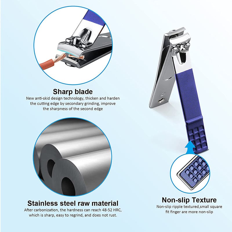 7/10/12/18 ks/sada manikúry, profesionálne klieštiky na nechty na pedikúru, sada nástrojov z nehrdzavejúcej ocele na pedikúru s cestovným puzdrom