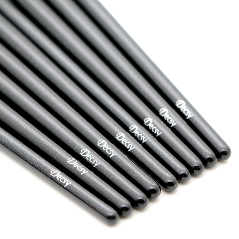 Decsy lauvärvipintslite komplekt 9 tk meigipintslid mustad kvaliteetsed lauvärvid kulmulainer kulmumeigipintslid