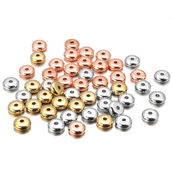 100-400Pcs CCB Charm Spacer Beads за изработка на бижута Wheel Bead Flat Round Star Hear Shape Beads Направи си сам Гривни Аксесоари